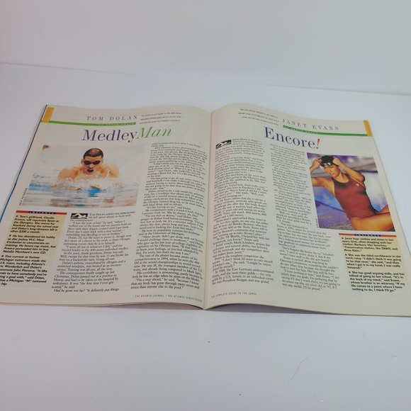 Olympic Atlanta The Complete Guide to the Games 1996 ATL Journal Con 7/14/96 - Picture 3 of 6